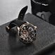 Чоловічий механічний годинник Pagani Design PD-1674 Gold-Black з механізмом SEIKO NH39 та сапфіровим склом 1138-0148 фото 4