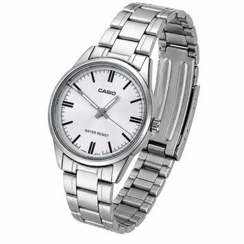 Женские часы Casio LTP-V005D-7A в классическом стиле, металлический браслет и минеральное стекло 1141-0010 фото