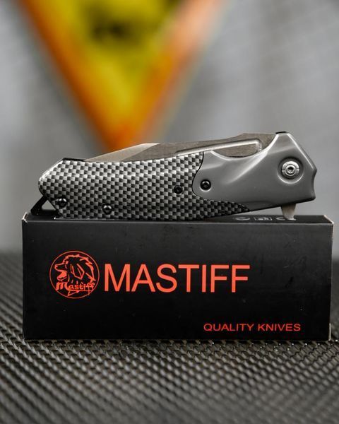 Ніж викидний Mastiff carbon 29306 фото