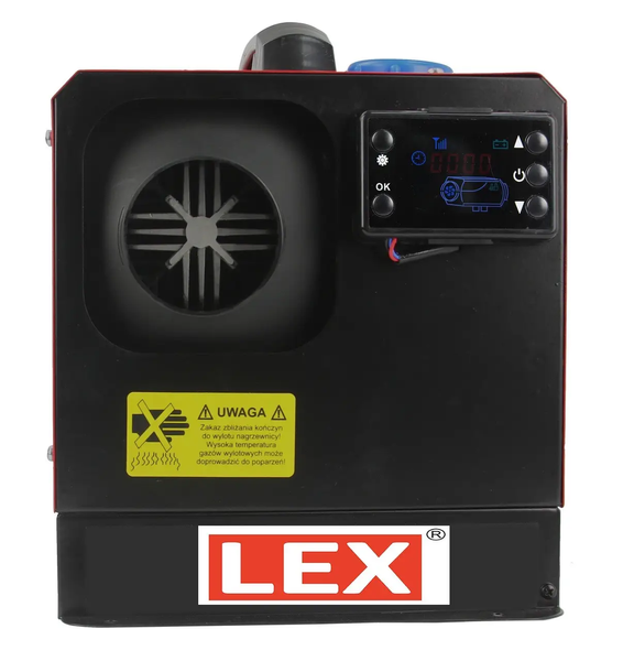 Автономный дизельный обогреватель (WEBASTO) LEX LXOH8KW мощностью 8 кВт (12V/220V) с пультом ДУ 3125 фото