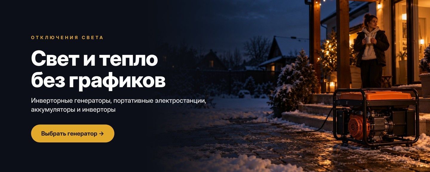 Генераторы и электростанции Lavento