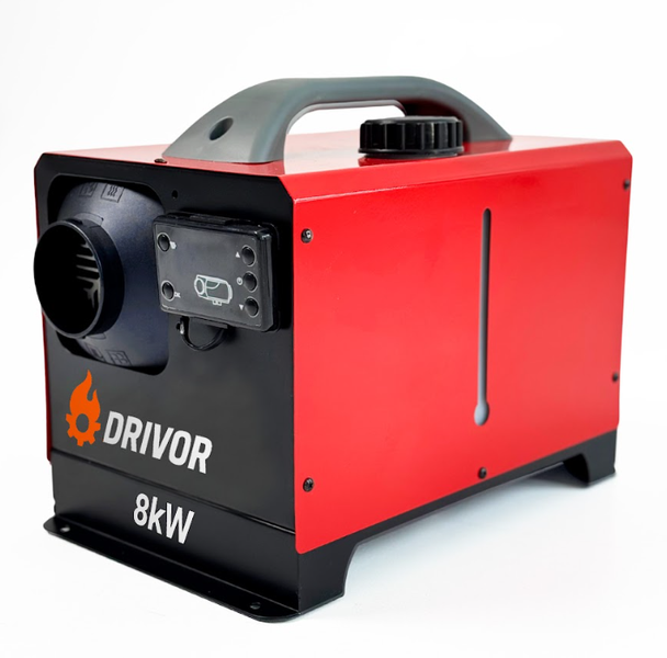 Автономный дизельный обогреватель (Webasto) Drivor 8 кВт (12В/24В/220В) с LCD-дисплеем и пультом ДУ D800 фото