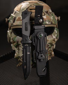 Нож AK-47 grey/black 902322 фото