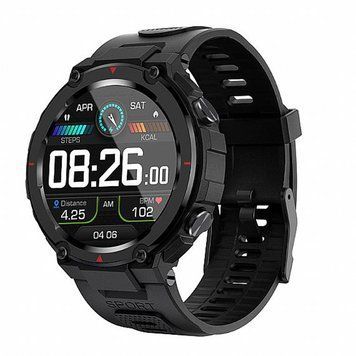 Умные часы Modfit ProTrainer GPS Black &mdash; спортивные смарт-часы с AMOLED дисплеем и защитой IP68 1077-0276 фото