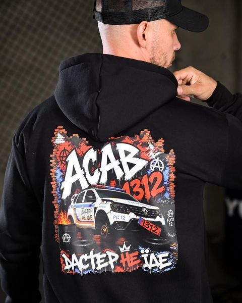 Мілітарі худі на флісі Genesis ACAB M 97270 фото