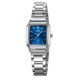 Женские часы Skmei 2237SIBU Silver-Blue с прямоугольным корпусом и синим циферблатом 1080-2719 фото 1