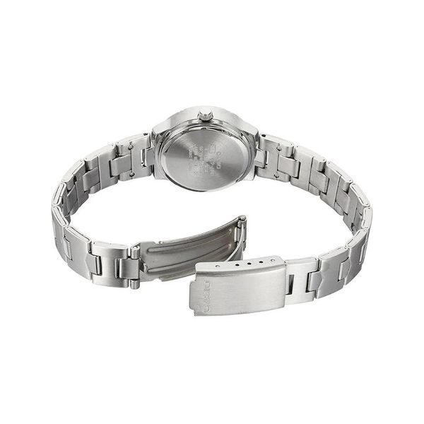 Женские часы Casio LTP-1241D-2A &mdash; Классическая модель с синим циферблатом и браслетом 1141-0428 фото