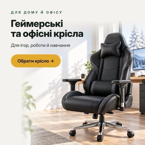 Геймерські та офісні крісла Lavento