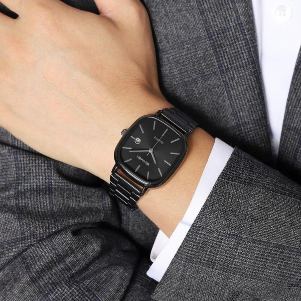 Мужские часы Skmei 2551BKBK All Black с металлическим браслетом и минеральным стеклом 1080-3140 фото