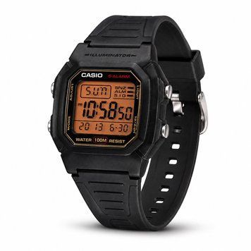 Мужские часы Casio W-800HG-9A &mdash; Спортивные электронные часы с водозащитой 10 ATM 1141-0066 фото
