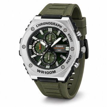 Чоловічий годинник Casio MWA-300H-3A &mdash; Спортивна модель з водозахистом 10 ATM та мінеральним склом 1141-0418 фото