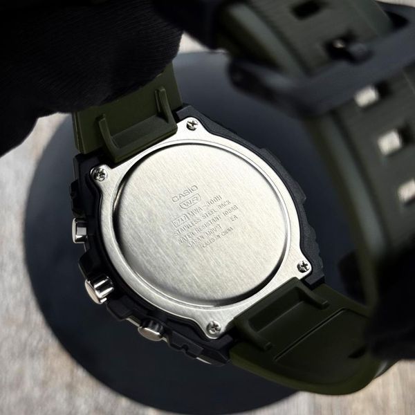 Мужские часы Casio MWA-300H-3A &mdash; Спортивная модель с водозащитой 10 ATM и минеральным стеклом 1141-0418 фото