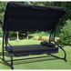Гойдалка садовая Bonro Garden BW-002 серая 3 местная 42400947 фото 26